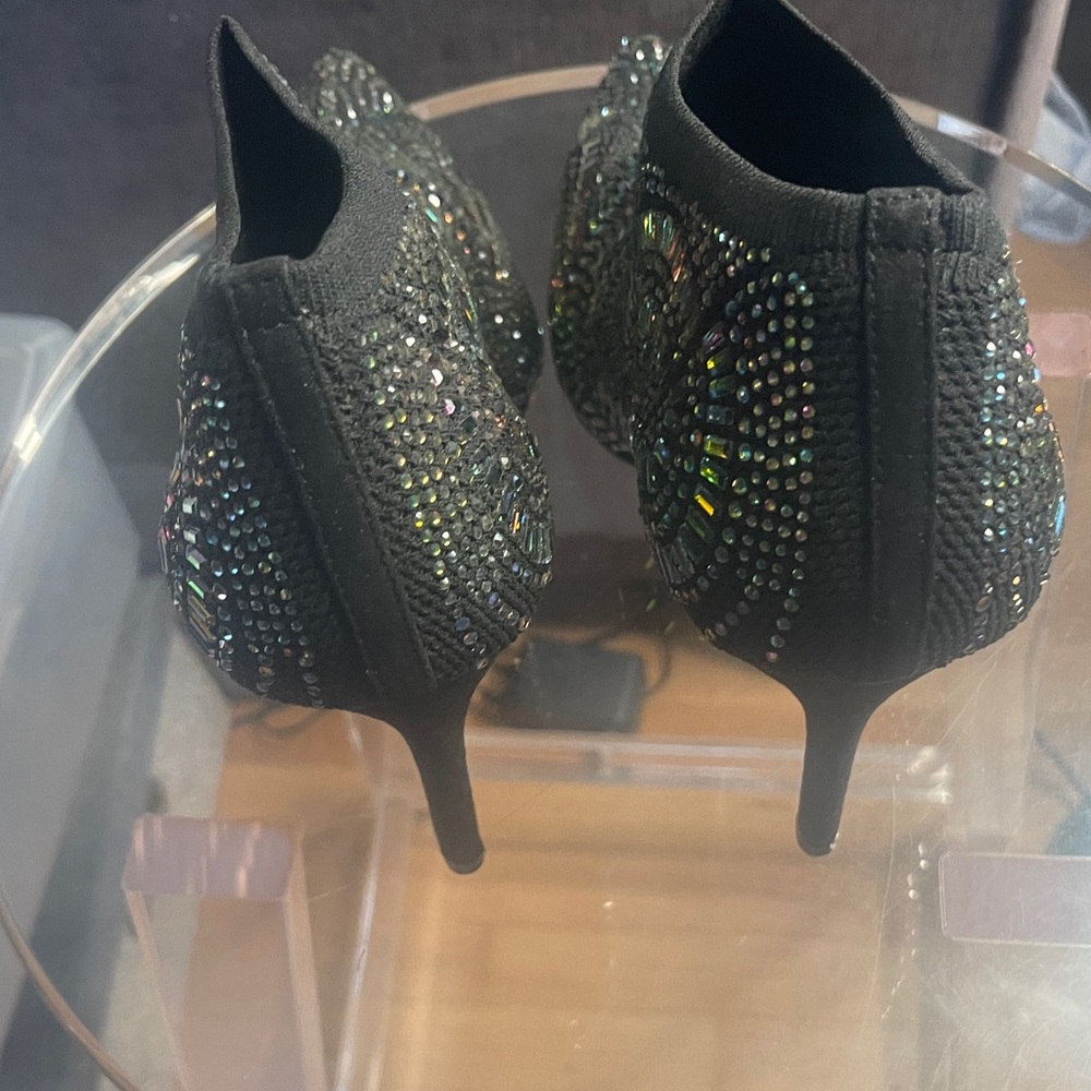 Thalia Sodi rhinestone multicolored bootie sz 9 - Picture 7 of 9